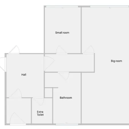 2 Rooms, Private Kitchen, Bathroom,&garden. Gasthuis *